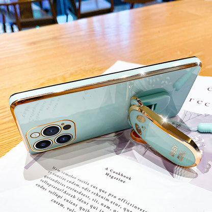 Silikonski ovitek "Bear Stand" za iPhone 14 Plus – Infostyle