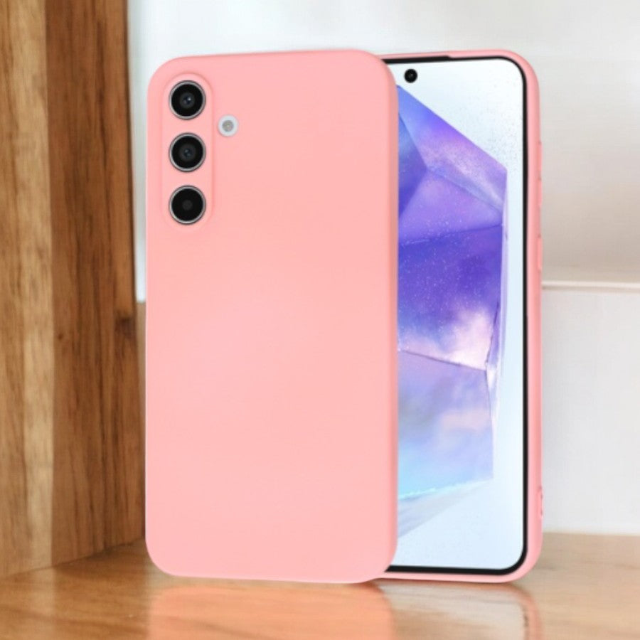 Silikonski ovitek "Softflex" za Samsung Galaxy A55 – Techsuit – Živo roza / TPU silikon