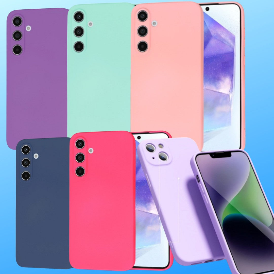 Silikonski ovitek "Softflex" za Samsung Galaxy A55 – Techsuit – Roza / TPU silikon