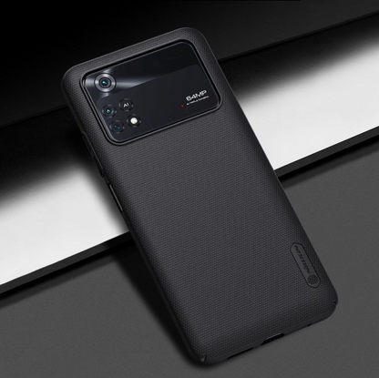 Ovitek "Nillkin Super Frosted" za Xiaomi Poco M4 Pro 4G - črna