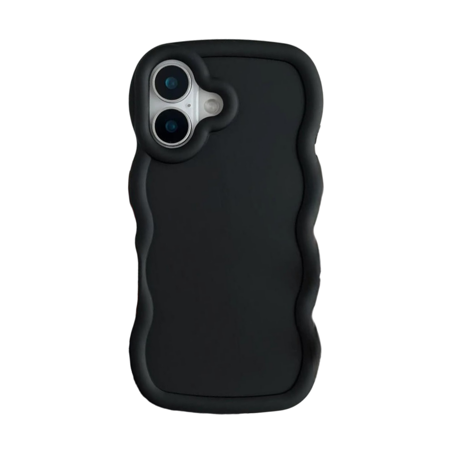Ovitek "Wave" za iPhone 16 – Infostyle – Črna