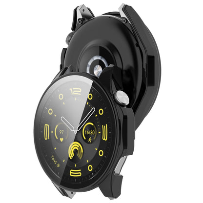 Zaščitni ovitek za Huawei Watch GT4 46 mm črn | Kaljeno steklo in popolna zaščita