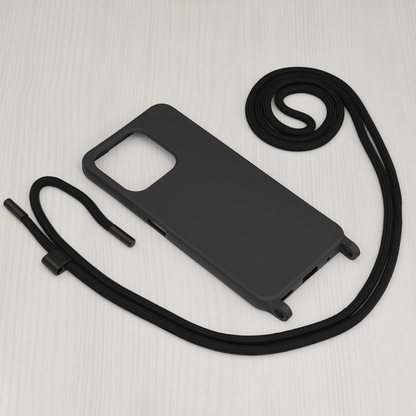 Silikonski ovitek "Crossbody Lanyard" za Honor X8a – Techsuit