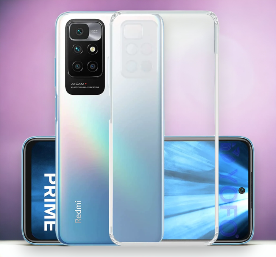 Silikonski ovitek za Xiaomi Redmi 10 (2mm) - transparent – Infostyle – Prozorna / Silikon