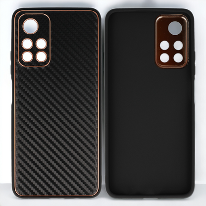 Ovitek "Leather Carbon" za Xiaomi Poco M4 Pro 5G – Tel Protect