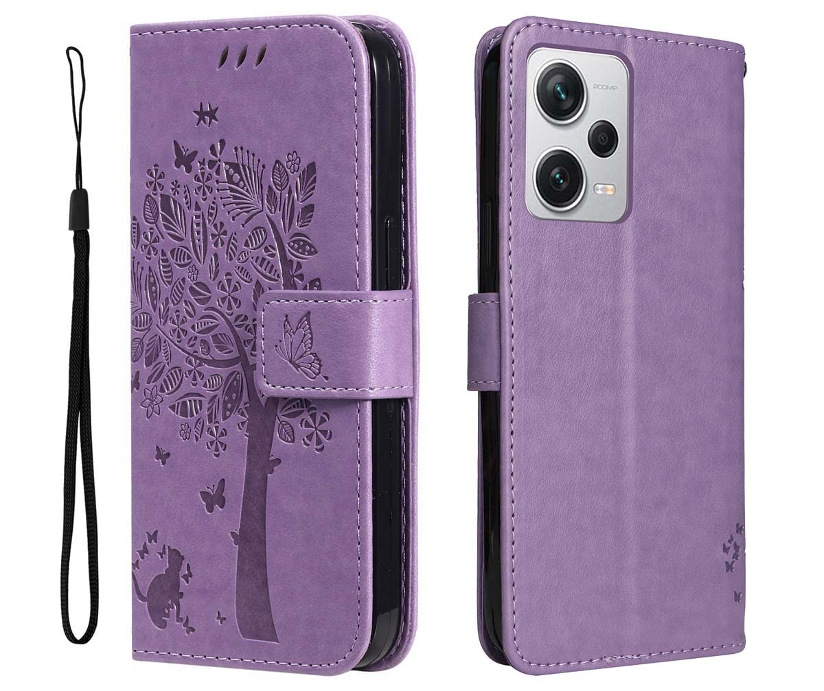 GOKEN preklopna futrola za Xiaomi Redmi Note 12 Pro Plus – ljubičasta