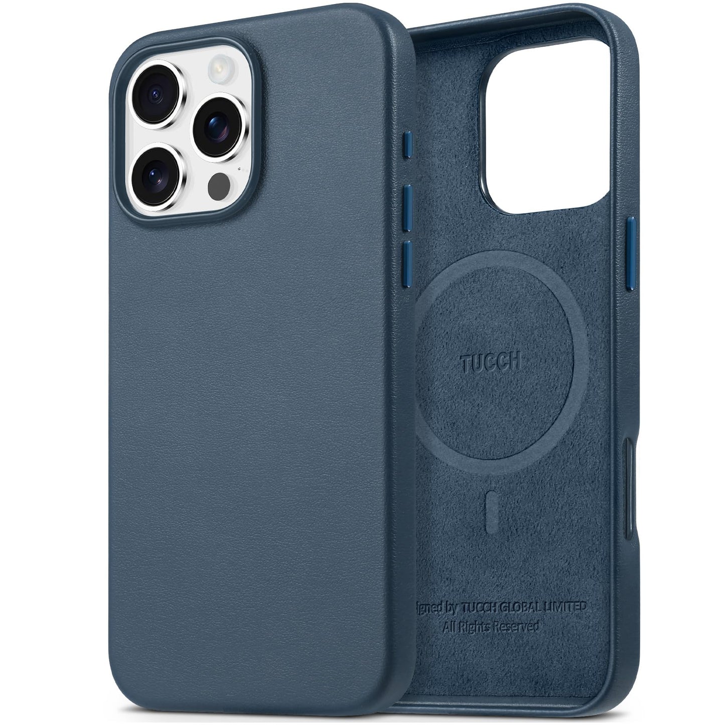 Magnetni ovitek TUCCH iPhone 16 Pro Max modra