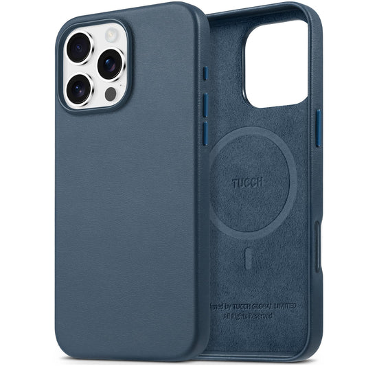 Magnetni ovitek TUCCH iPhone 16 Pro Max modra