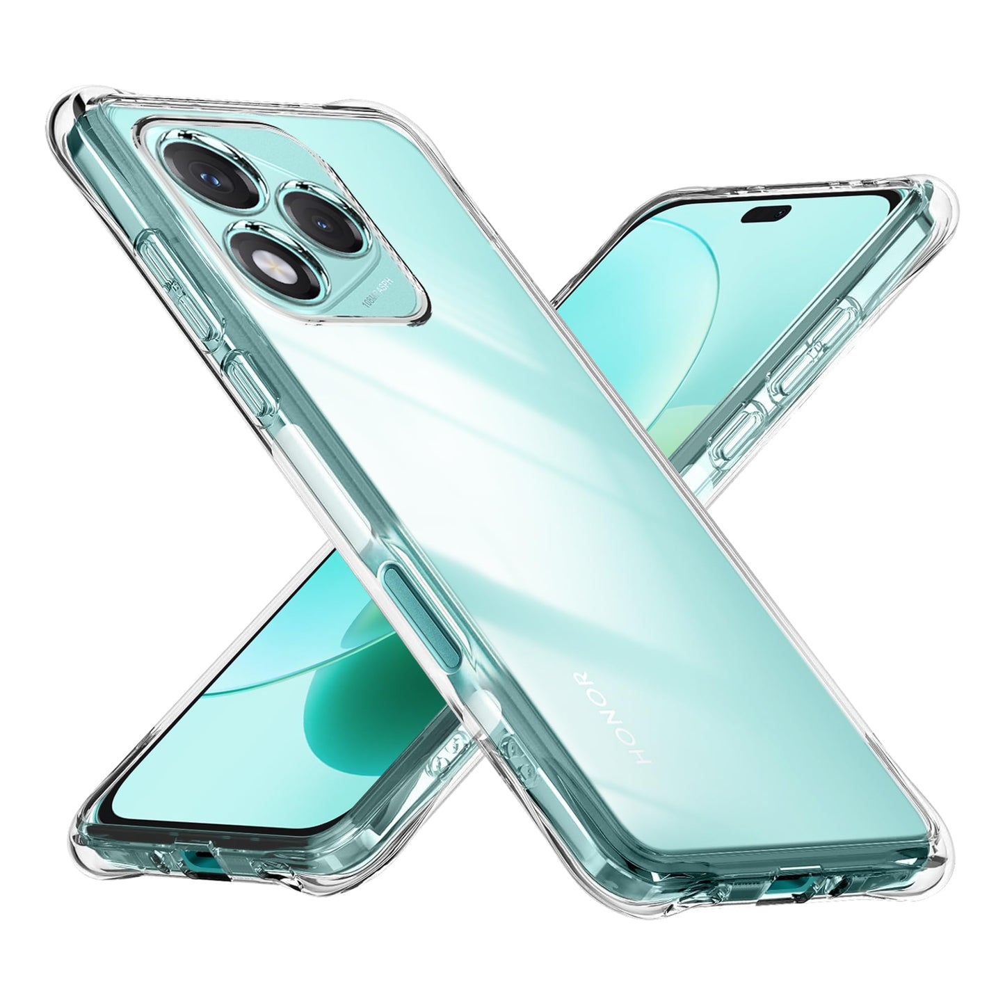 NEWZEROL TPU maskica za Honor 400 Lite 5G – prozirna, sa zaštitom kamere, protiv udaraca