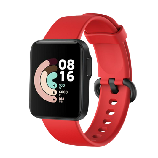 Silikonski pašček Xiaomi Mi Watch Lite, rdeča – Infostyle – Rdeča