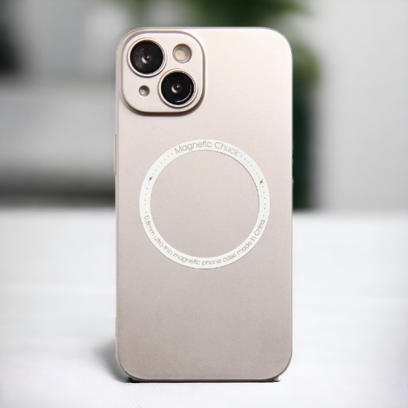Silikonski ovitek "Chuck" s tehnologijo MagSafe za iPhone 14 – Infostyle – Temno zelena / PC