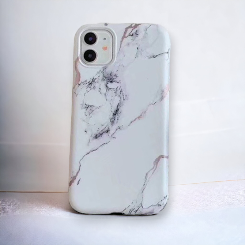 Silikonski ovitek "Marble" za iPhone 12 Pro Max – Infostyle – Temno zelena / TPU silikon