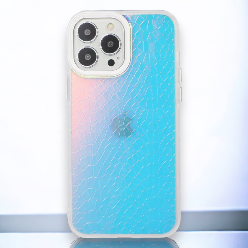 Silikonski ovitek "Holo" za iPhone 13 Pro Max - Bela – Infostyle