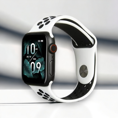 Silikonski pašček Beline za Apple Watch 42/44/45/49mm – Rjava