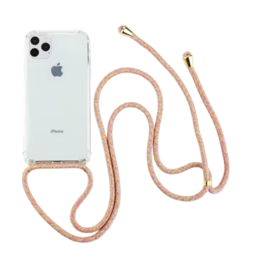 Ovitek za telefon z vrvico "BigCousin" iPhone 11 – Prozorna