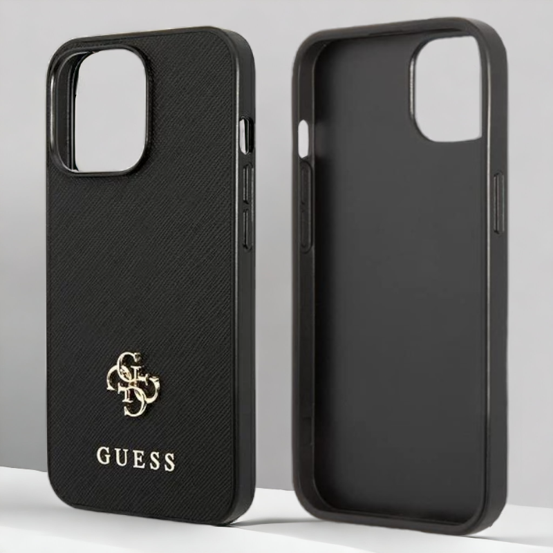 Ovitek Guess "black mini 3D" za iPhone 13 Pro (GUHCP13LPS4MK)