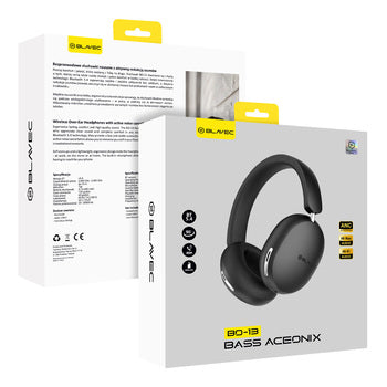 Blavec BO-13 Bass Aceonix ANC Bluetooth Over-Ear slušalice – Hi-Res, 40 h, crne