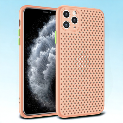 Silikonski ovitek "Breath" za iPhone X/XS – Infostyle – Svetlo roza / TPU silikon