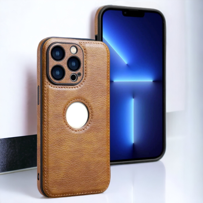 Ovitek "Leather" za iPhone 14 Pro – Infostyle