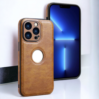 Ovitek "Leather" za iPhone 14 Plus/15 Plus – Infostyle
