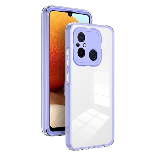 Bumper ovitek za Xiaomi Redmi 12C in Redmi 11A svetlo vijolična zaščitni etui