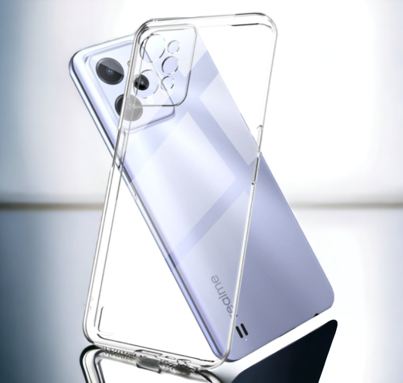 Silikonski ovitek za Realme C31 (2mm) - Prozorna – Infostyle – Prozorna / Silikon