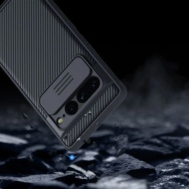 Ovitek "Nillkin Camshield Pro" za Google Pixel 7 Pro - črna