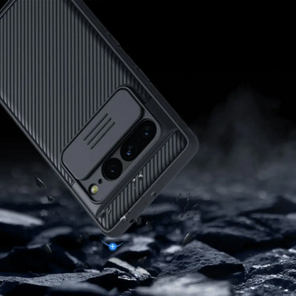 Ovitek "Nillkin Camshield Pro" za Google Pixel 7 Pro - črna