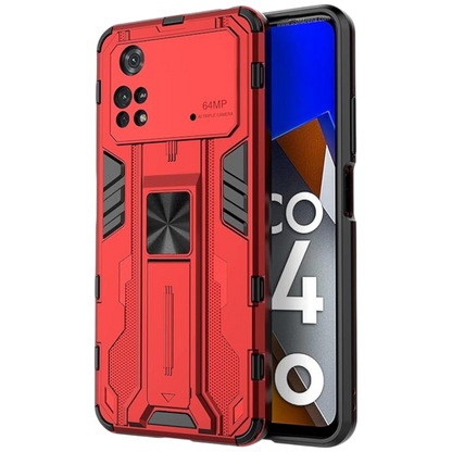 Ovitek "armor" za Xiaomi Poco X4 Pro 5G, rdeča – SHIEID – Rdeča