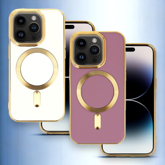 Ovitek "Beauty MagSafe" za iPhone 14 Pro s tehnologijo MagSafe – Infostyle – Bela / TPU silikon