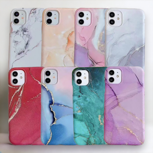 Silikonski ovitek "Marble" za iPhone 11 Pro – Infostyle – Siva / TPU silikon