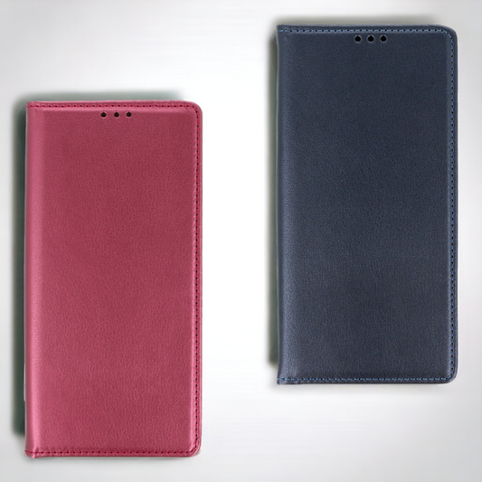 Preklopna torbica "Smart Magneto" za Samsung Galaxy A15 – Infostyle – Temno modra / Ekološko usnje + TPU silikon