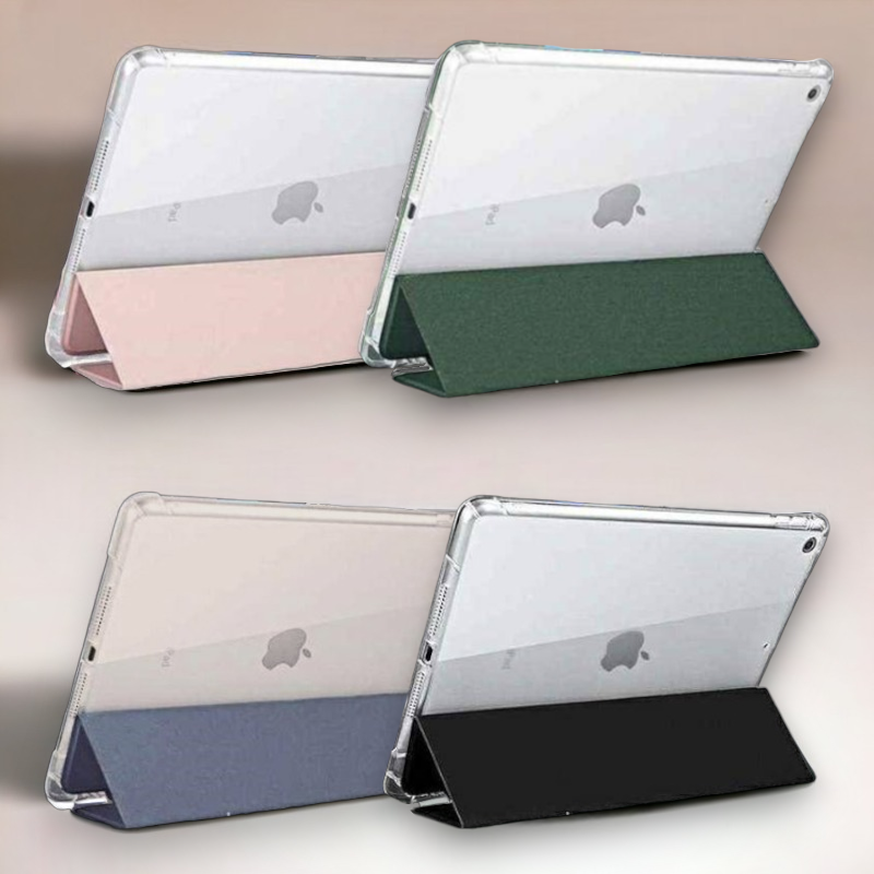 Preklopna torbica "Clear" za tablični računalnik Apple iPad Air 10.9'' 4/5/6, iPad Pro 11 (2018) – Mercury – Temno zelen