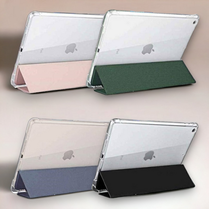 Preklopna torbica "Clear" za tablični računalnik Apple iPad Pro 11 2020/2021 – Mercury – Temno zelena / TPU silikon + mi