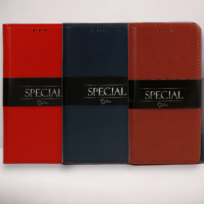 Preklopna torbica "special" za Xiaomi Redmi Note 11 Pro 4G / 5G – Infostyle – Rjava / Naravno usnje + TPU silikon