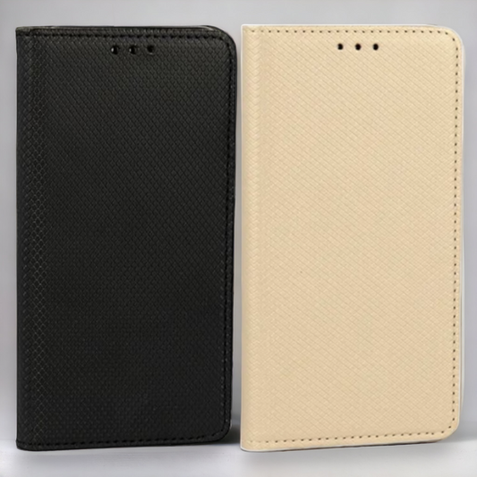 Preklopna torbica "magnet" za Samsung Galaxy A05 – Infostyle – Črna / Ekološko usnje + TPU silikon