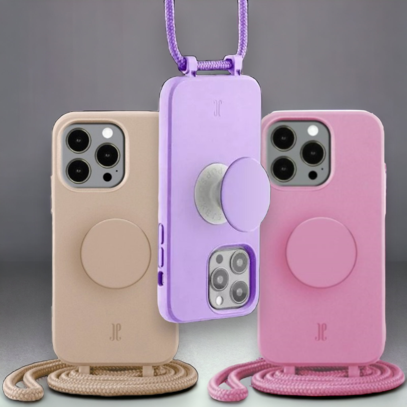 Silikonski ovitek "Just Elegance" za iPhone 14 Pro – Pastelno roza / TPU silikon