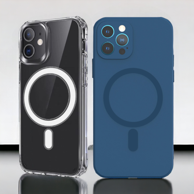 Silikonski ovitek "Protect MagSilicone" za iPhone 11 s tehnologijo MagSafe – Tel Protect – Prozorna / Silikon
