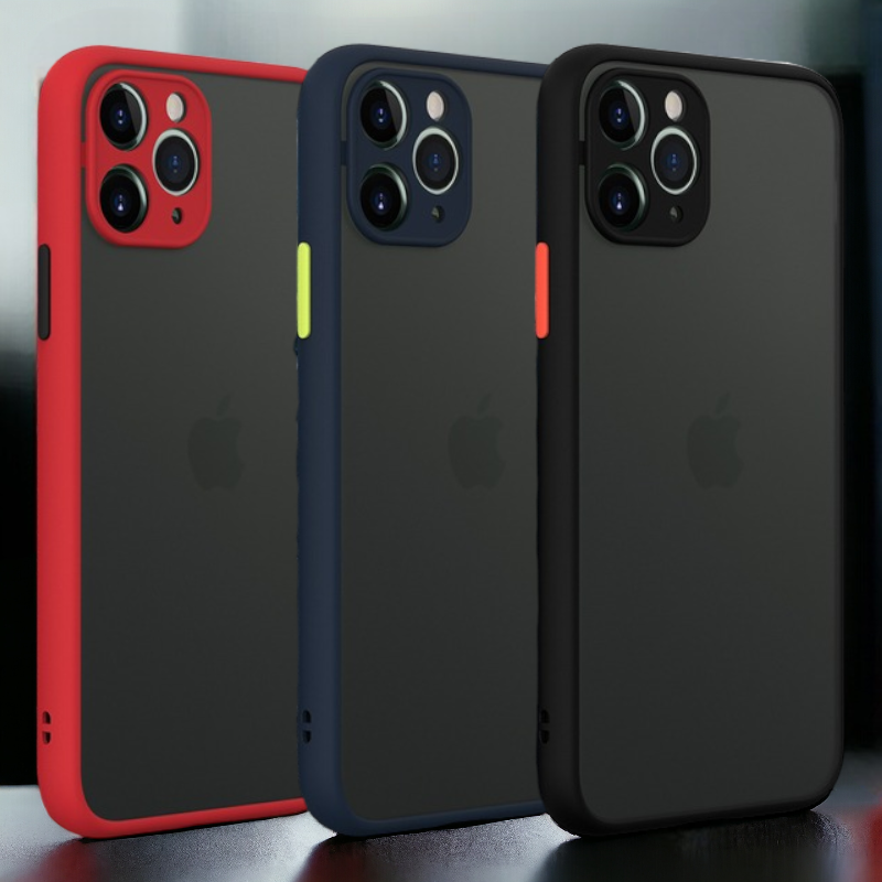 Ovitek "Black View" za iPhone 14 Plus – Infostyle – Temno modra / PC + TPU silikon