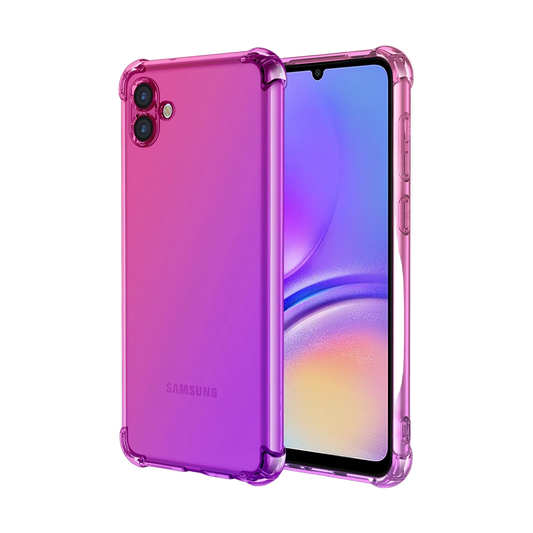 Silikonski ovitek Colorit za Samsung Galaxy A05 v roza in vijolični barvi