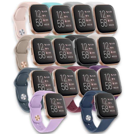 Silikonski pašček "Vancle" za Fitbit Versa 2/Versa/Versa Lite – Infostyle – Svetlo roza