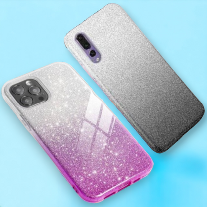 Silikonski ovitek "Bling" za Samsung Galaxy S21 Ultra – Infostyle – Črna / Silikon