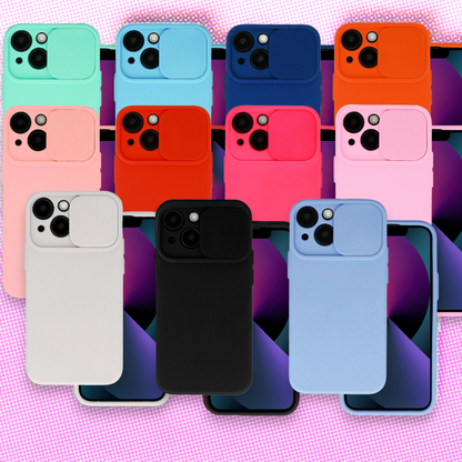 Silikonski ovitek "Camshield Soft" za iPhone 14 Pro – Infostyle – Zelena / TPU silikon