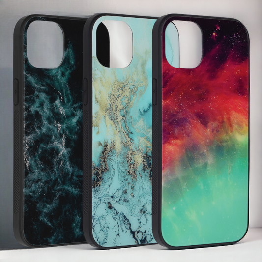 Ovitek za telefon "glaze" za iPhone 14 Plus/ 15 Plus – Infostyle – Zelena / PC + TPU silikon