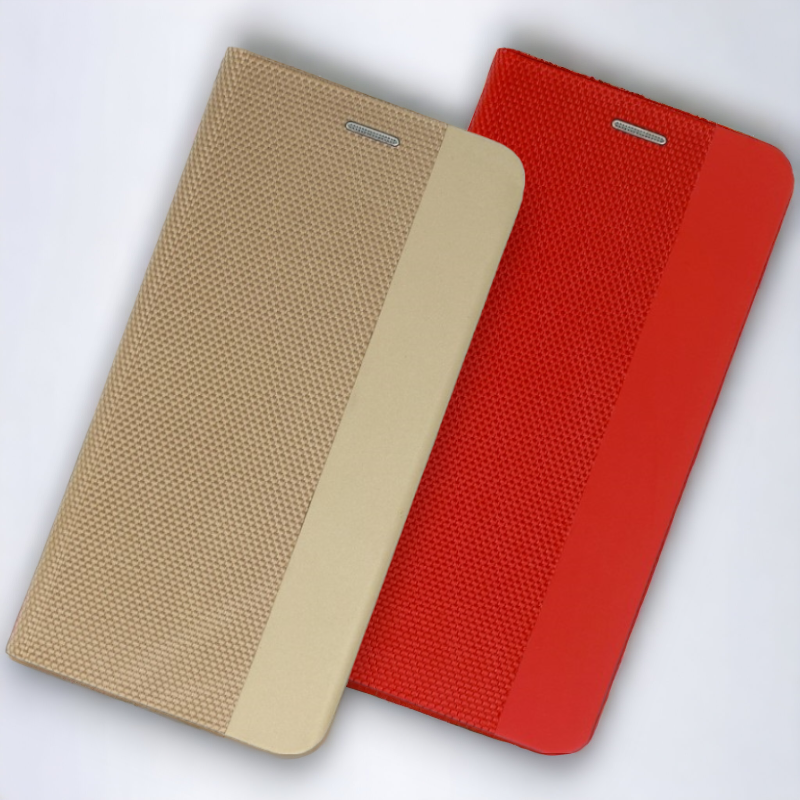 Preklopna torbica "Sensitive" za Samsung Galaxy S20 Plus – Vennus – Rdeča / Umetno usnje + TPU silikon