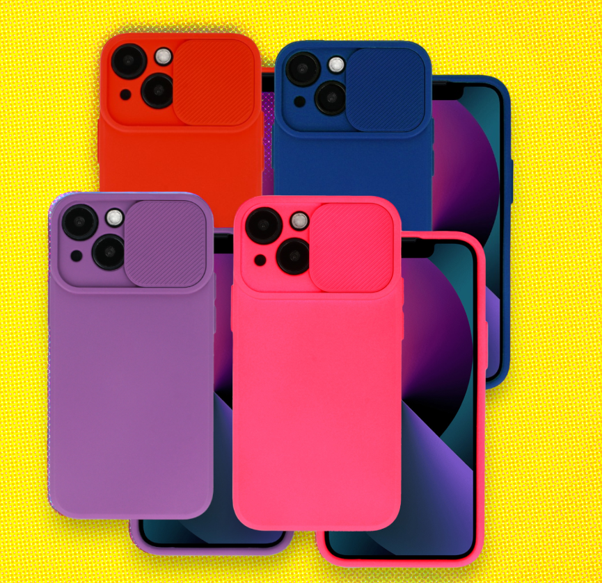 Silikonski ovitek "Camshield Soft" za Samsung Galaxy S22 – Infostyle – Rdeča / TPU silikon