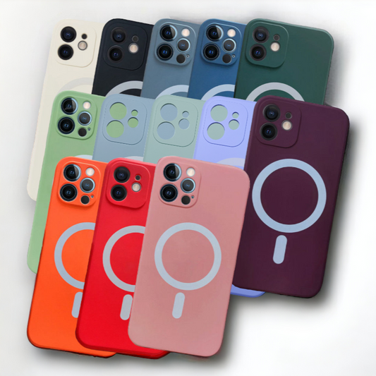 Silikonski ovitek "MagColor" s tehnologijo MagSafe za iPhone 13 – Infostyle – Svetlo roza / TPU silikon