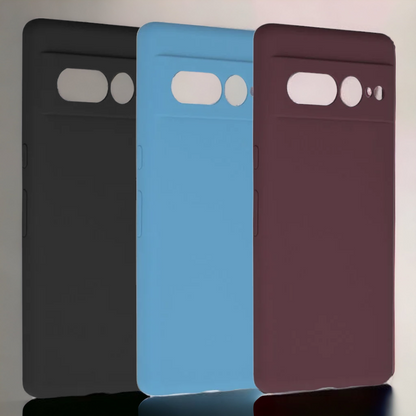 Silikonski ovitek "Soft Edge" za Google Pixel 7 Pro – Techsuit – Svetlo modra / TPU silikon