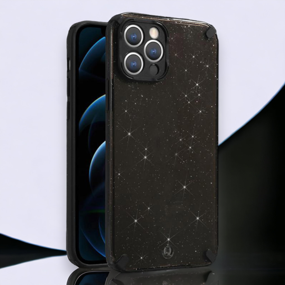 Silikonski ovitek "Armor Glitter" za Xiaomi Redmi Note 10 Pro – Infostyle – Svetlo roza / PC + TPU silikon