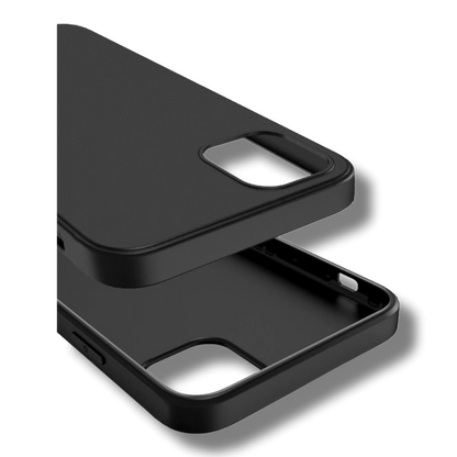 Silikonski ovitek "Matt" za iPhone 11 - Črna – Infostyle